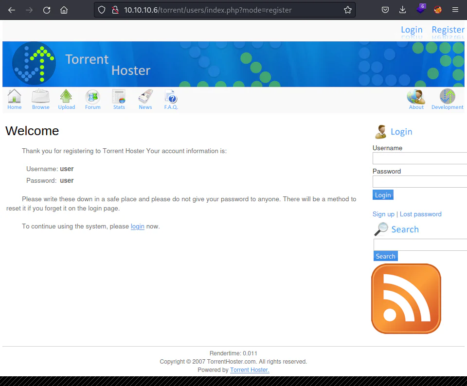 HackTheBox “Popcorn” Walkthrough, figure 7
