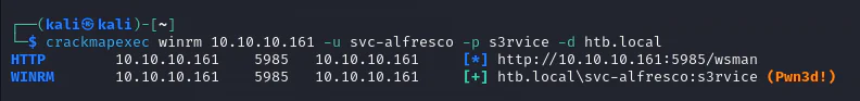 HackTheBox “Forest” Walkthrough, figure 2