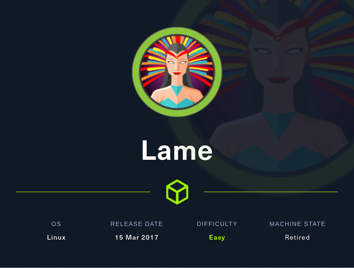 HackTheBox “Lame” With & Without Metasploit WriteUp, figure 1
