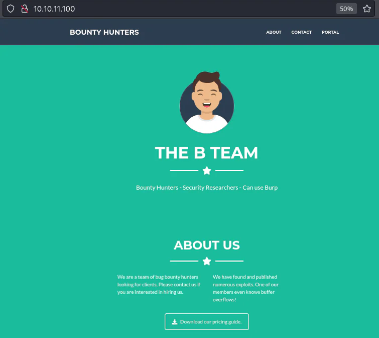 HackTheBox “BountyHunter” Walkthrough, figure 3