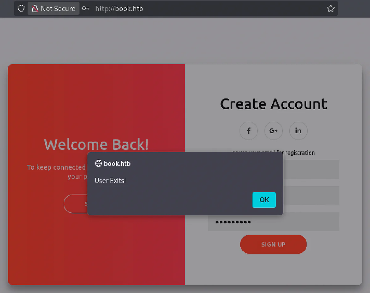 HackTheBox “Book” Walkthrough, figure 3