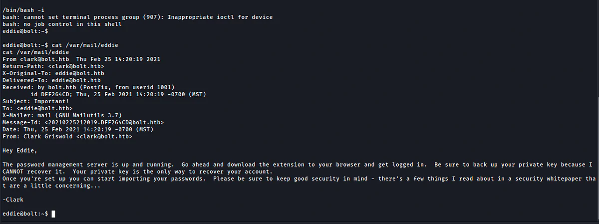 HackTheBox “Bolt” Walkthrough, figure 22