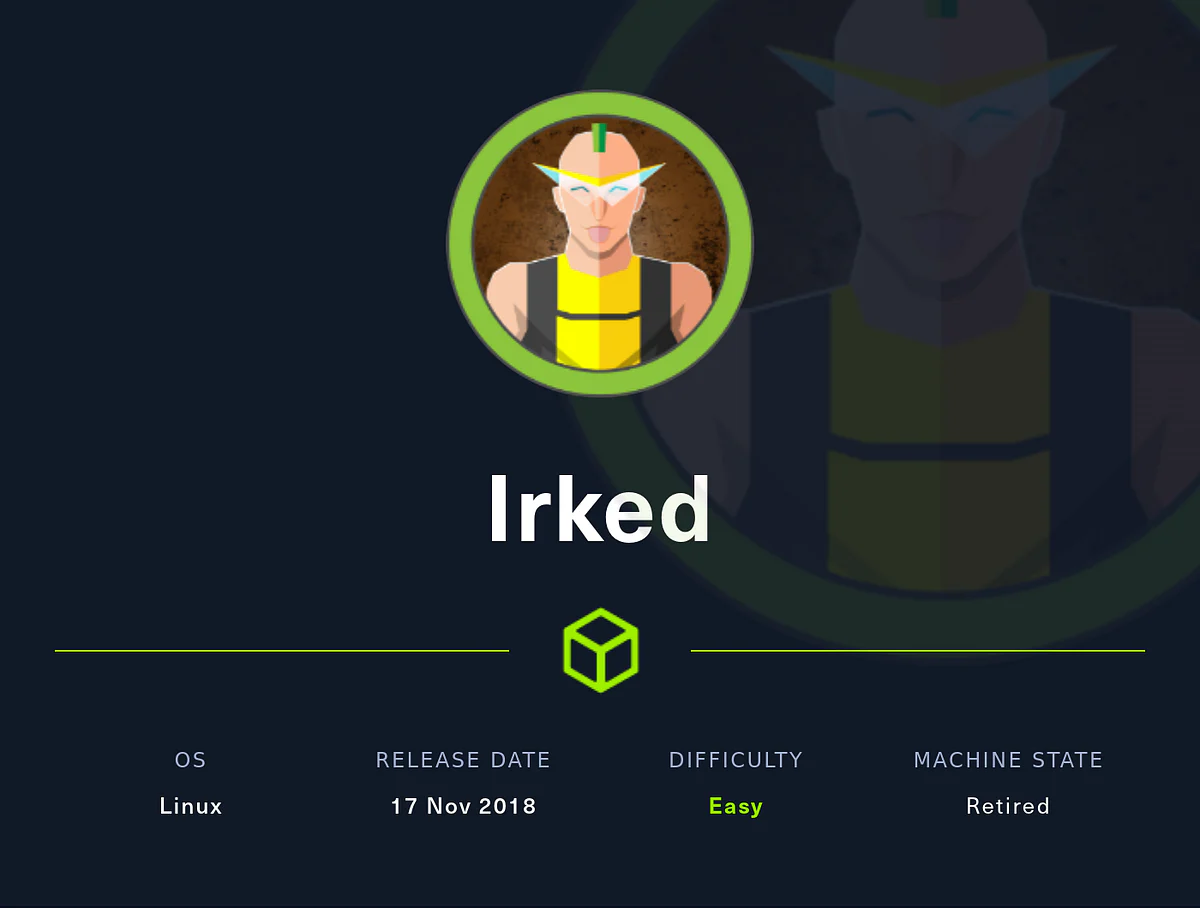 HackTheBox “Irked” Walkthrough, figure 1