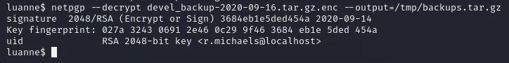 HackTheBox “Luanne” Walkthrough, figure 26