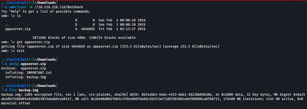 HackTheBox “Arkham” Walkthrough, figure 3