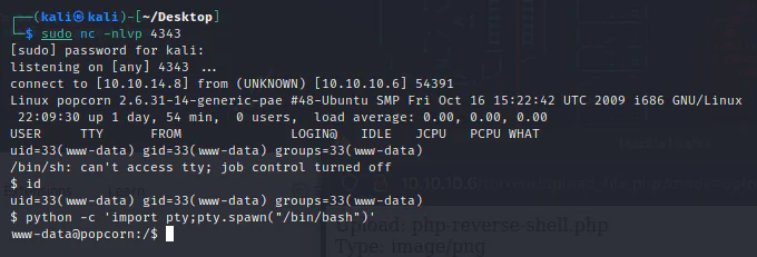 HackTheBox “Popcorn” Walkthrough, figure 18