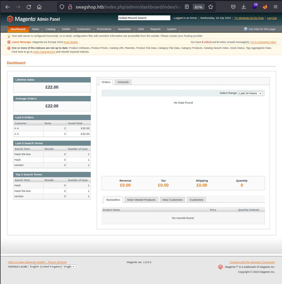 HackTheBox “SwagShop” Walkthrough, figure 13