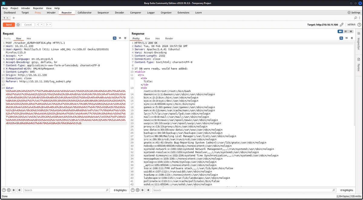 HackTheBox “BountyHunter” Walkthrough, figure 12