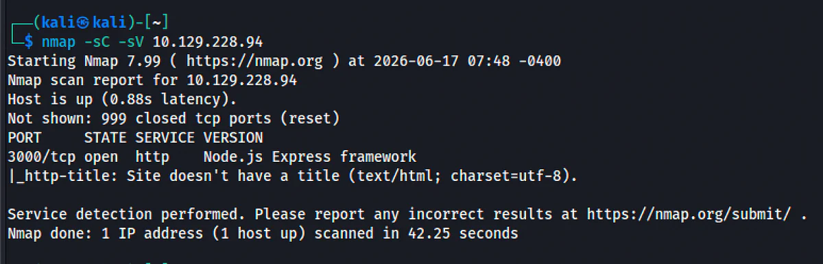 HackTheBox “Celestial” Walkthrough, figure 2