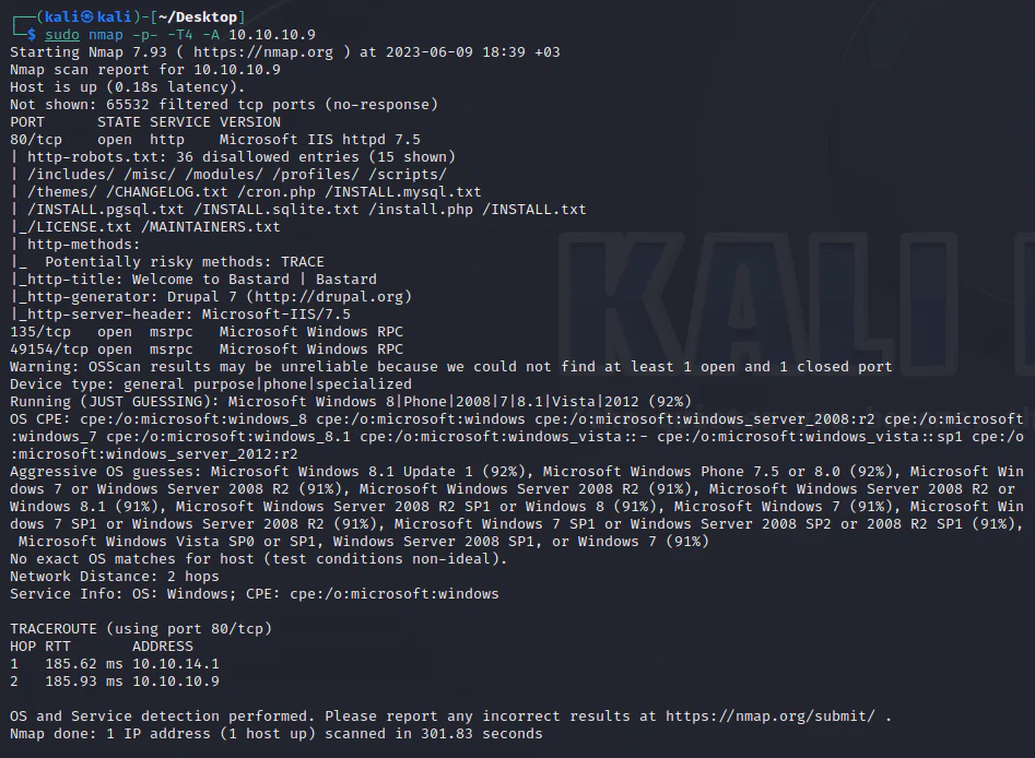 HackTheBox “Bastard” Walkthrough, figure 2