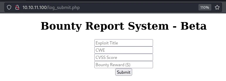 HackTheBox “BountyHunter” Walkthrough, figure 5