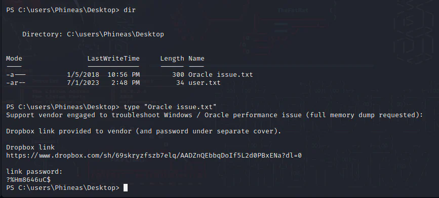 HackTheBox “Silo” Walkthrough, figure 14