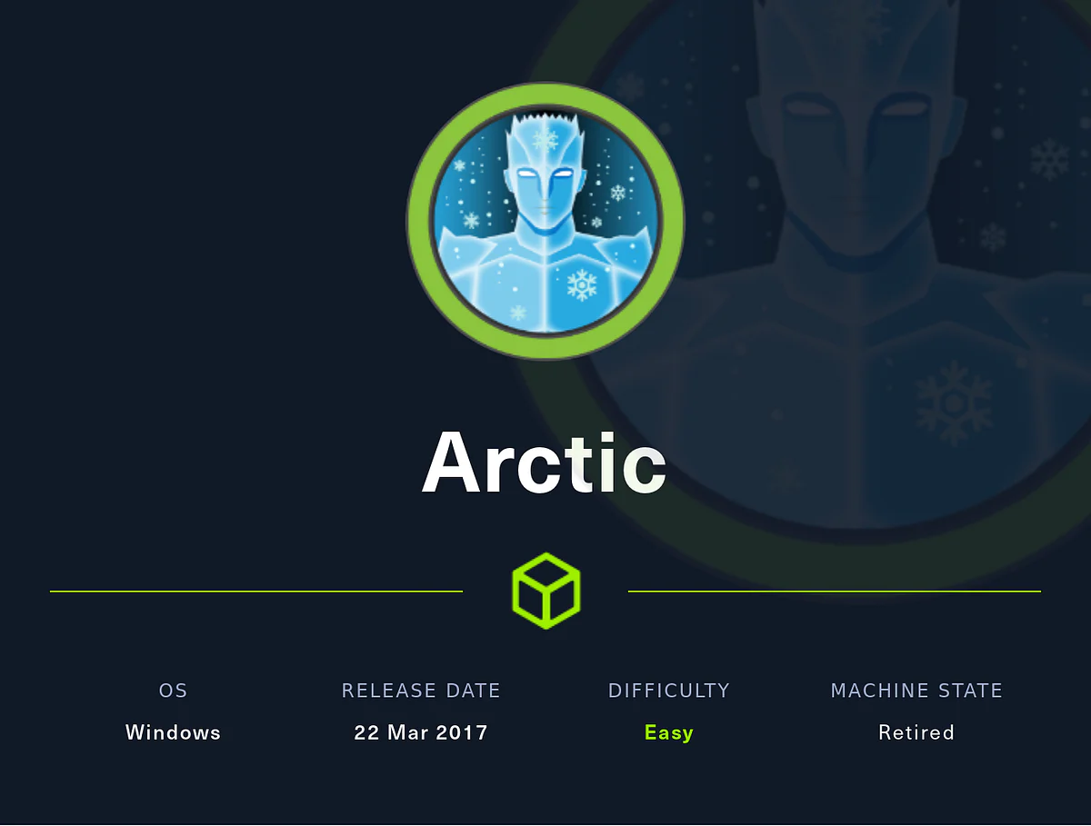 HackTheBox “Arctic” Walkthrough, figure 1