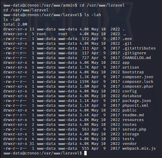 HackTheBox “Cronos” Walkthrough, figure 26