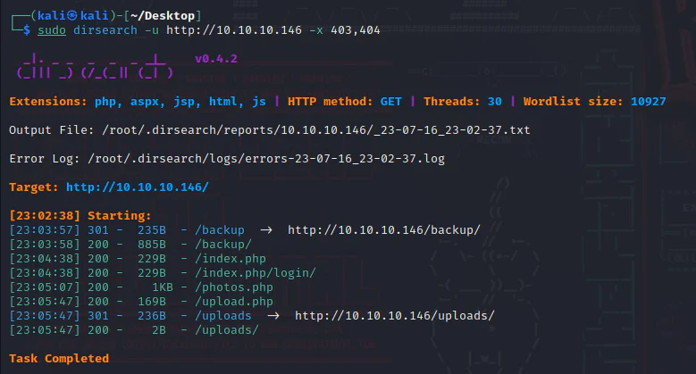 HackTheBox “Networked” Walkthrough, figure 5