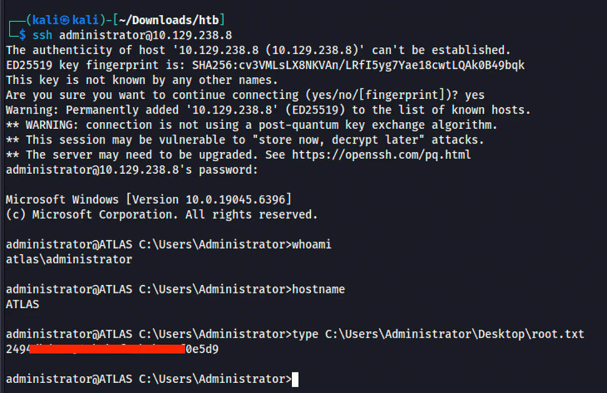 HackTheBox “Atlas” Walkthrough, figure 17