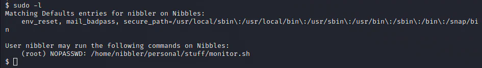 HackTheBox “Nibbles” Walkthrough, figure 28