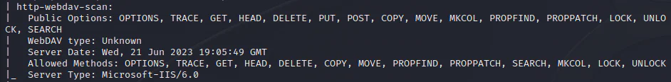HackTheBox “Granny” Walkthrough, figure 4