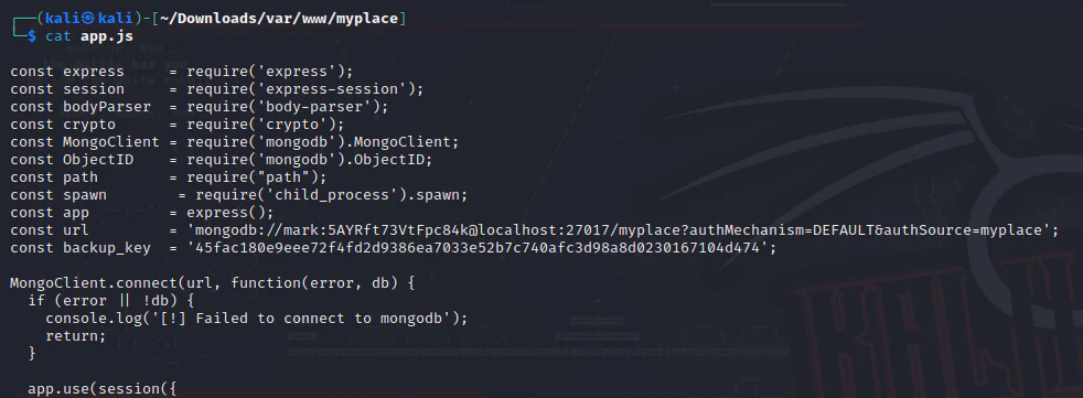 HackTheBox “Node” Walkthrough, figure 17