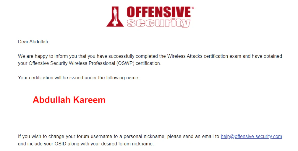 Offensive Security Wireless Professional (OSWP) Certification Review, figure 2