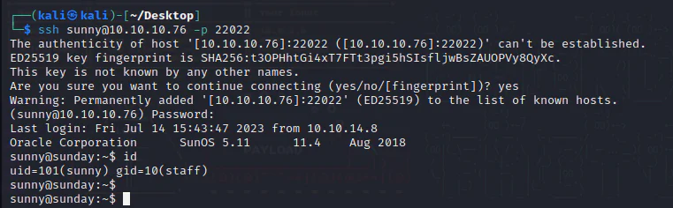 HackTheBox “Sunday” Walkthrough, figure 5