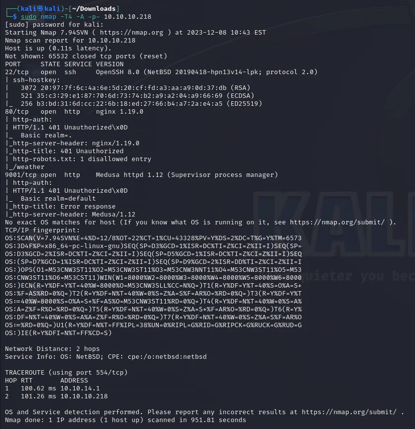 HackTheBox “Luanne” Walkthrough, figure 2