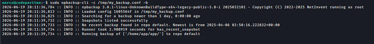 HackTheBox “CodePartTwo” Walkthrough, figure 14