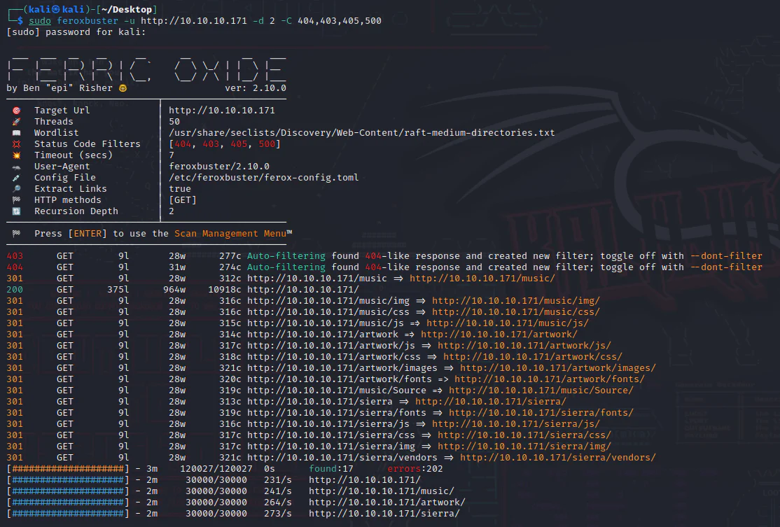 HackTheBox “OpenAdmin” Walkthrough, figure 4