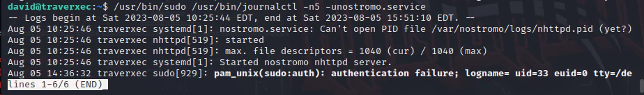 HackTheBox “Traverxec” Walkthrough, figure 17