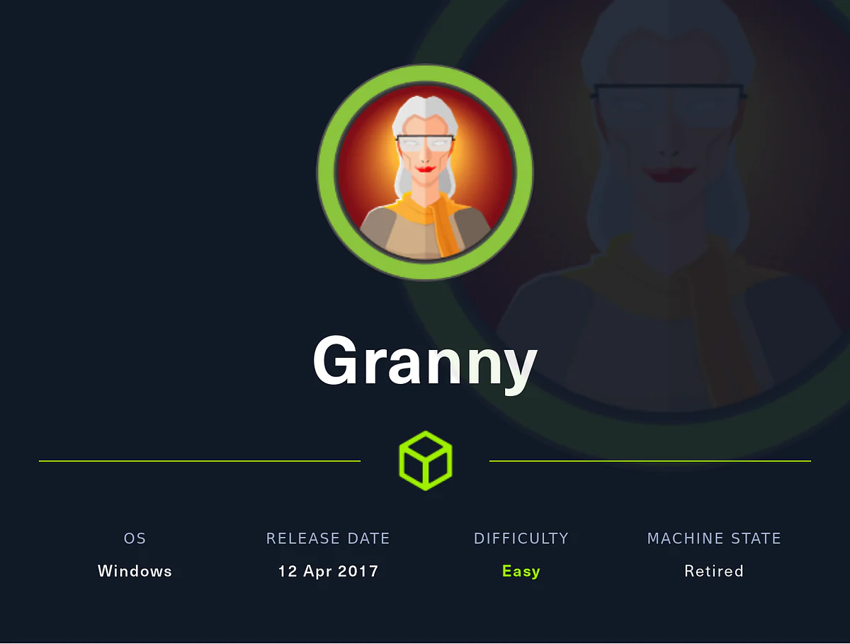 HackTheBox “Granny” Walkthrough, figure 1