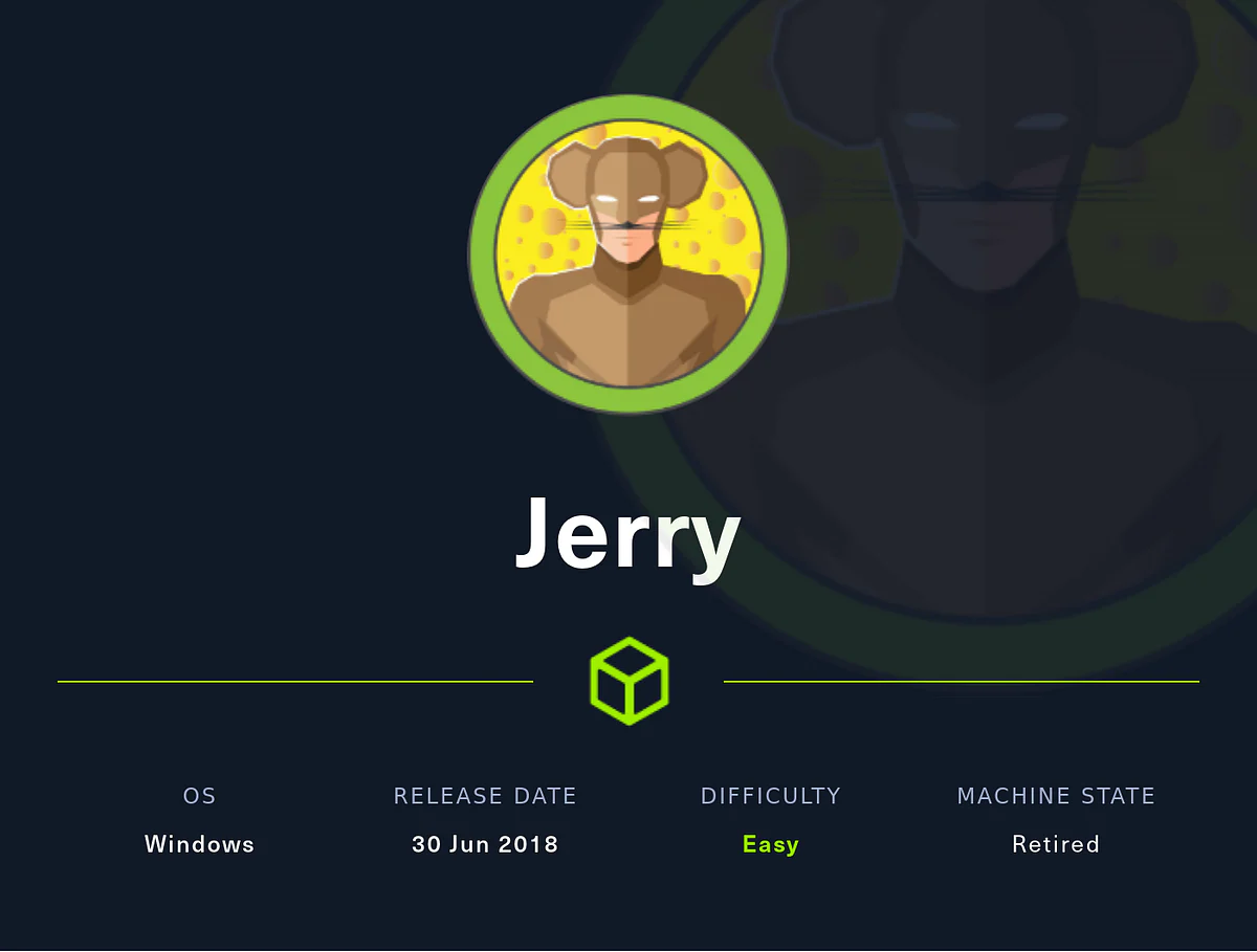HackTheBox “Jerry” Walkthrough, figure 1
