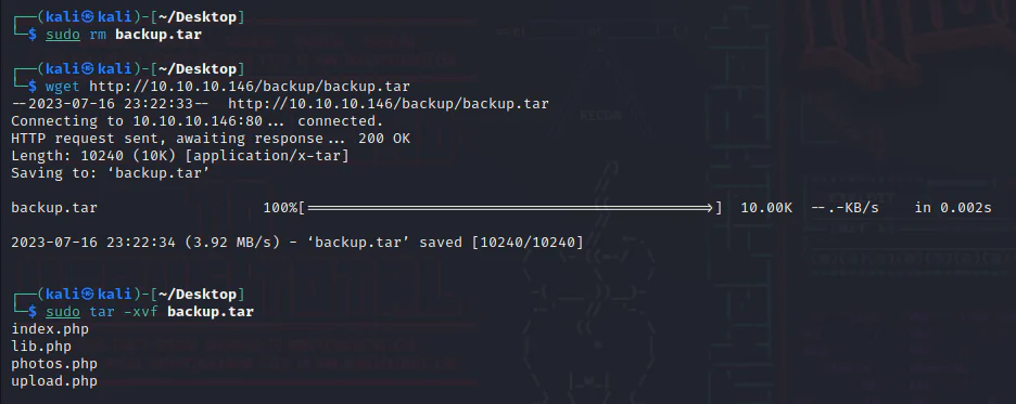 HackTheBox “Networked” Walkthrough, figure 9