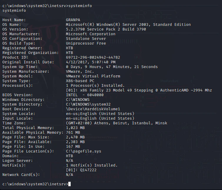HackTheBox “Grandpa” Walkthrough, figure 13