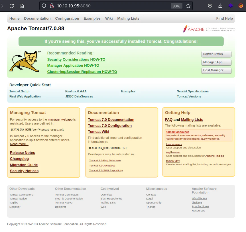 HackTheBox “Jerry” Walkthrough, figure 3