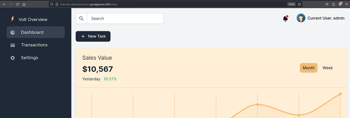 HackTheBox “GoodGames” Walkthrough, figure 10