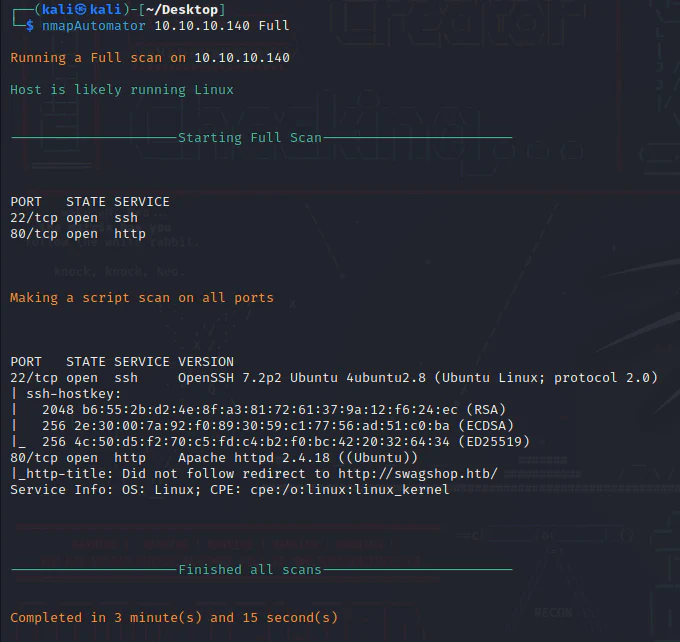 HackTheBox “SwagShop” Walkthrough, figure 2